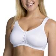 Miss Mary Smooth Lacy Moulded Soft Bra BH Vit B 75 Dam