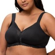 Triumph BH Modern Lace Cotton Soft Bra Svart A 95 Dam