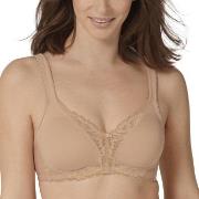 Triumph BH Modern Lace Cotton Soft Bra Beige A 80 Dam