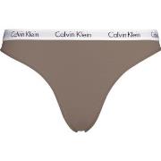 Calvin Klein Trosor Carousel Bikini Brun bomull Large Dam