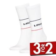 Levis Strumpor 2P Organic Cotton Sock Vit Strl 39/42
