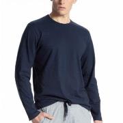 Calida Remix Basic Shirt Long Sleeve Mörkblå bomull X-Large Herr