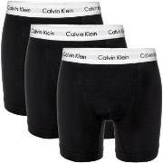 Calvin Klein Kalsonger 3P Cotton Stretch Boxer Brief Svart bomull Medi...