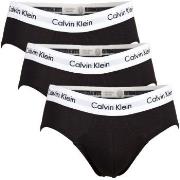Calvin Klein Kalsonger 3P Cotton Stretch Hip Brief Svart bomull Medium...