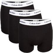 Calvin Klein Kalsonger 3P Cotton Stretch Trunks Svart/Vit bomull Mediu...
