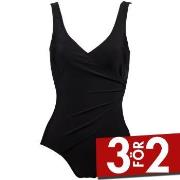 Damella Julia Basic Swimsuit Svart 50 Dam