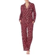 DKNY Wishlist Worthy Pyjamas Röd Mönstrad polyester Small Dam