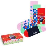 Happy socks Strumpor 3P Mothers Day Gift Box Rosa/Blå bomull Strl 36/4...