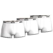 BOSS Kalsonger 3P Cotton Stretch Trunks Vit bomull Small Herr