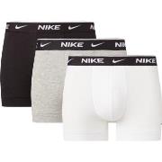 Nike Kalsonger 3P Everyday Essentials Cotton Stretch Trunk Svart/Grå b...
