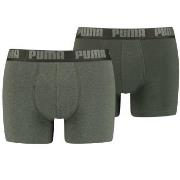 Puma Kalsonger 2P Basic Boxer Grön bomull Medium Herr