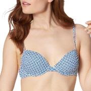 Triumph Mix and Match Padded Bikini Bra Blå/Vit D 44 Dam