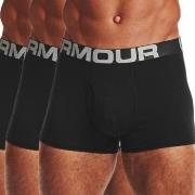 Under Armour 3P Charged Cotton 3in Boxer Svart bomull Medium Herr