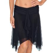 Wiki Basic Beach Skirt Svart polyester X-Small Dam