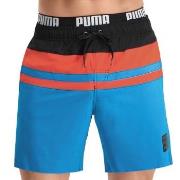 Puma Badbyxor Heritage Stripe Mid Swim Shorts Svart/Blå polyester Medi...
