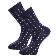 Trofe Bamboo Small Dot Socks Strumpor Marin Strl 39/42 Dam