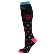 Trofe Printed Support Socks Strumpor Svart/Röd Strl 35/38 Dam