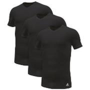 adidas 3P Active Flex Cotton V-Neck T-Shirt Svart bomull Large Herr