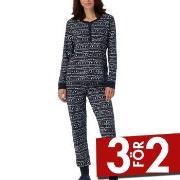 Schiesser 2-set Pyjama And Socks X-Mas Gifting Set Blå Mönstrad Large ...
