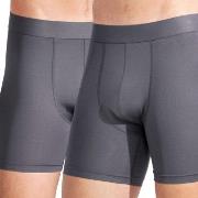 Bread and Boxers Active Boxer Brief Kalsonger 2P Grå polyester Large H...