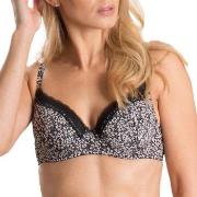 Trofe Laila Fashion Underwire Bra BH Svart mönstrad D 95 Dam