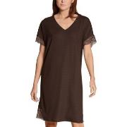 Calida Lace Dreams Nightshirt Brun tencel X-Small Dam