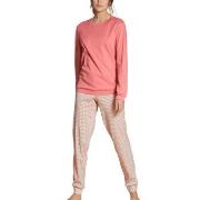 Calida Midsummer Dreams Pyjama With Cuff Rosa bomull X-Small Dam