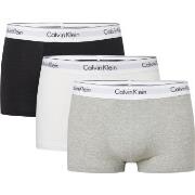 Calvin Klein Kalsonger 3P Modern Cotton Stretch Trunk Vit/Grå bomull M...