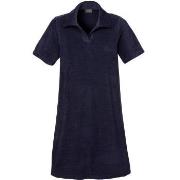 Trofe Stretch Terry Solid Robe Marin Large Dam