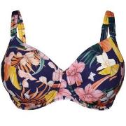 Rosa Faia Tropical Sunset Bikini Top Blå m blommor F 44 Dam