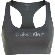 Calvin Klein BH Sport Medium Support Sports Bra Grå X-Large Dam