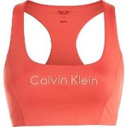Calvin Klein BH Sport Medium Support Sports Bra Korall Large Dam