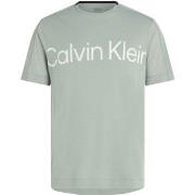 Calvin Klein Sport Pique Gym T-shirt Ljusgrön Small Herr
