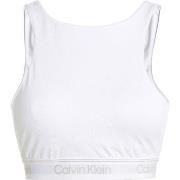 Calvin Klein BH Sport Cutout Medium Impact Sports Bra Vit polyester La...