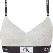 Calvin Klein BH CK96 String Bralette Ljusgrå bomull Large Dam