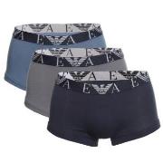 Armani Cotton Knit Boxer Trunk Kalsonger 3P Blandad Färg bomull Large ...