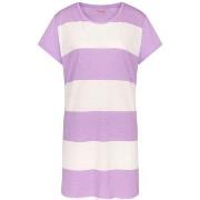 Triumph Nightdress NDK 02 X Vit/Lila bomull 42 Dam