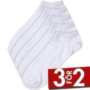 Pierre Robert Strumpor 5P Low Cut Socks Vit Strl 37/40
