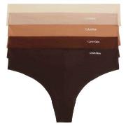 Calvin Klein Trosor 5P Invisible Thongs Flerfärgad Large Dam