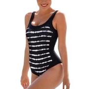 Wiki Isabella Classic Swimsuit Svart Mönster 42 Dam