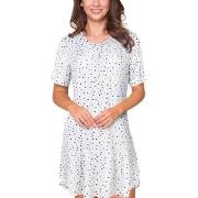 Lady Avenue Bamboo Short Sleeve Dotted Nightdress Ljusblå Bambu Small ...