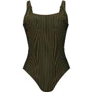 Rosa Faia Holiday Stripes Swimsuit Oliv polyamid F 40 Dam