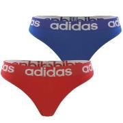 adidas Trosor 2P Underwear Brazilian Thong Blå/Röd bomull X-Large Dam