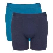 Sloggi Kalsonger 2P Men Ever Airy Short CP2 Marin/Blå bomull Medium He...