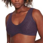 Sloggi BH ZERO Feel Lace 2.0 Bralette Mörklila Medium Dam