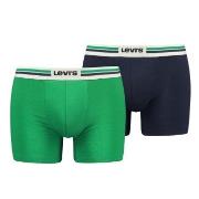 Levis Kalsonger 2P Men Sportswear Logo Boxer Brief Blå/Grön bomull Med...