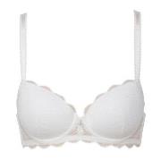 Trofe Julia Lace Padded Bra BH Vit polyamid A 75 Dam