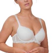 Trofe Julia Lace Padded Bra BH Vit polyamid B 70 Dam