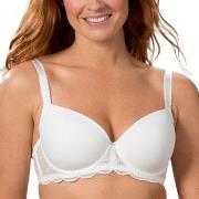 Trofe Julia Padded Bra BH Vit polyamid D 90 Dam