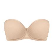 Freya BH Tailored Underwire Moulded Strapless Bra Beige D 80 Dam